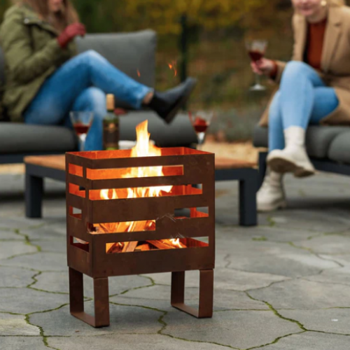 Modern Fire Pit Basket
